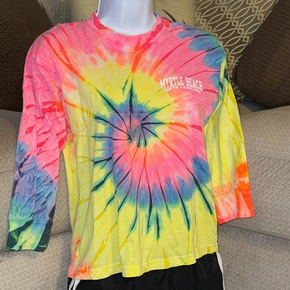 Girls Tie Dye Long Sleeve T Shirt
